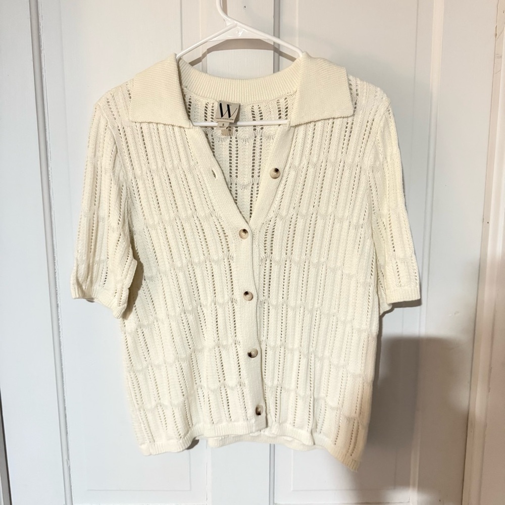 Worthington Ivory Knit Cardigan